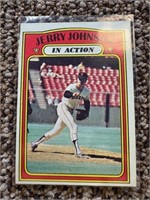 1972 Topps Jerry Johnson in Action Card