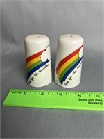 Rainbow Pillar Salt and Pepper Shaker