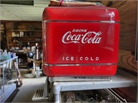 Vintage Metal Coca Cola Drink Dispenser