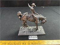 Michael Ricker S/N Pewter Cowboy Figurine