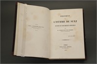Lesseps. Percement de L'Isthme de Suez. 1855.