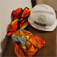 HARDHAT AND 2 CONSTRUCTION VESTS