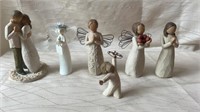 Willow Tree 6 piece set of figurines