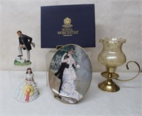 Royal Worcester Plate, Gone With The Wind Figurine