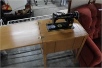 Vtg Belair Sewing Machine -
