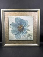 Single Blue Poppy Artwork by A Fletcher