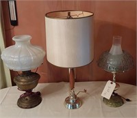 3 Vtg Lamps