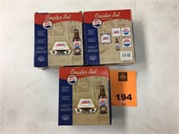 Lot of 3 Pepsi Coaster Set with Bottle Opener