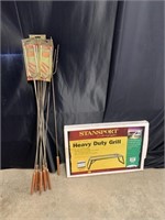 Campfire Sticks and Grill