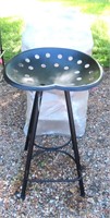 Four (4) Tractor Seat Metal Bar Stools