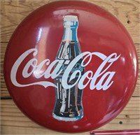 Vintage metal Coca-Cola sign