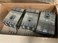 (3) Square D Switch Boxes