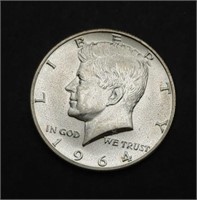 1964 Kennedy Half Dollar - 90% Silver