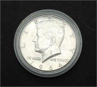 1964 Kennedy Half Dollar - 90% Silver