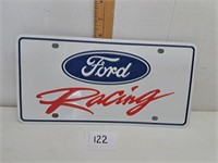 Ford Racing License Plate