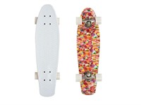 MoBoard 27" Inch Graphic Complete Skateboard (Whi