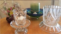 Crystal, Partylite/Decorative Candle Holders