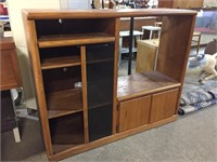 Entertainment Cabinet 54"x16" and 45" tall (mis
