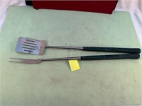 GRILL UTENSILS -FORK & SPATULA