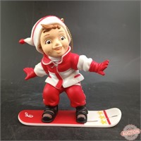 Campbells Soup Snowboard Boy Christmas Ornament