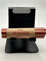 QTY 1 ROLL 50 UNSEARCHED WHEAT PENNIES CENTS