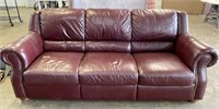 Italsofa Leather Sofa with Nailhead Detail