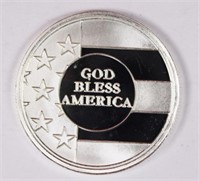 1 OZ GOD BLESS AMERICA SILVER ROUND