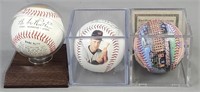 3 Commemorative Baseballs