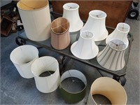 LARGE MISC. LOT OF LAMP SHADES