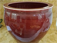 LARGE / VERY LARGE PLANTER DEEP RED COLOR