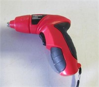 Red Hyper Hough 4.8 Cordless Screwdriver and