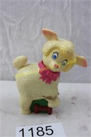 Vintage 1982 Crib Walking Musical Baby Lamb