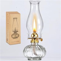 4PK Oil Lamp Glass Kerosene (Large