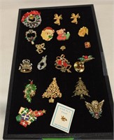 Brooches w/ Christmas Theme