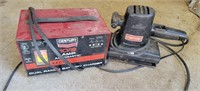 Battery Charger and Palm Sander