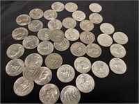 $10 in 90% Silver Washington Quarters
