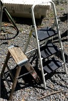 Folding Metal And Wooden Stepladders