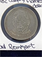 1982 Calgary Flames Dollar Paul Reinhart