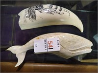 GREASY LUCK SCRIMSHAW AND WHITE FIGURE