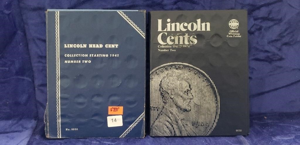 (2) Partial Books Of Lincoln Cents
