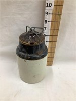 Weir Stoneware Canning Jar w/ Wire Locking Lid,