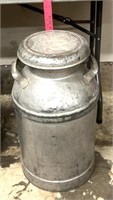 Vintage metal milk can