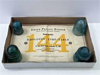 UP System Kansas Div 144 Employees Time Table 1931