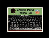 1965 Philadelphia #183 Washington Redskins TC VG