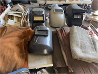 welding helmet, and accessory lot