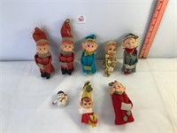 Inarco Japan Burlap & Felt Elf Ornaments