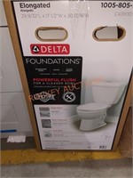 Delta  2-Pc Elongated Toilet1.1 GPF/1.6 GPF