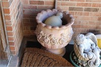 Nice Cement/Terra Cota Look Flower Pot