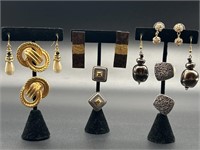 Costume Jewelry Earrings, as pictured