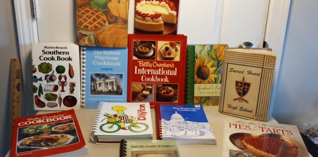 Large Assorted Collection Of Cook Books